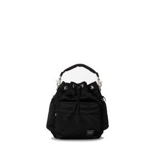 Porter Yoshida & Co Drawstring Black Nylon Bag - NWT